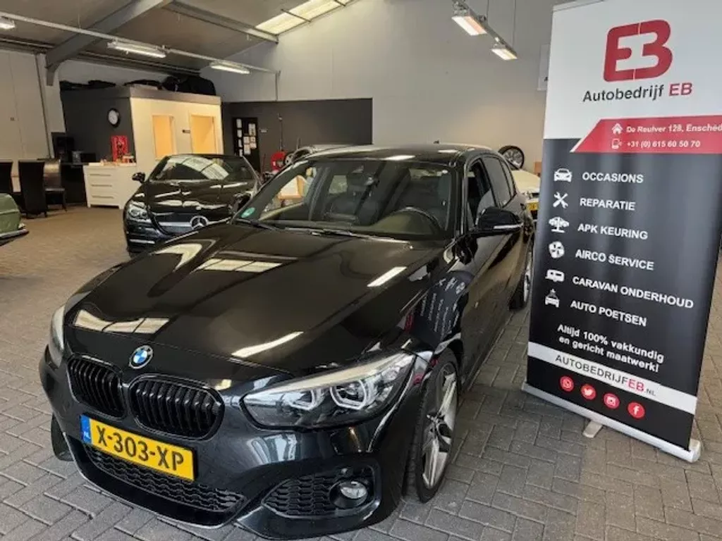 BMW 1-serie 118i Edition M Sport Shadow High Executive M-PAKKET-AUTOMAAT-NAVI-LEER!